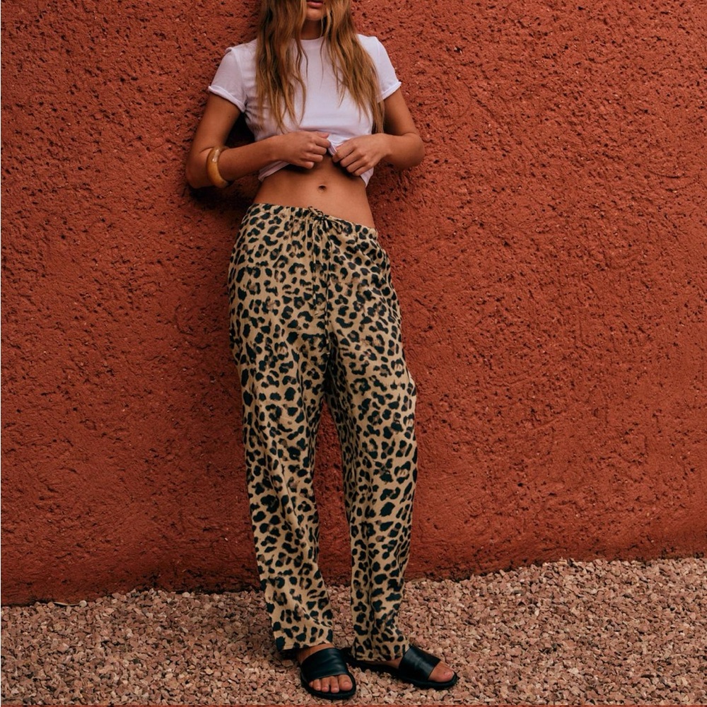 Leopard Print Pants